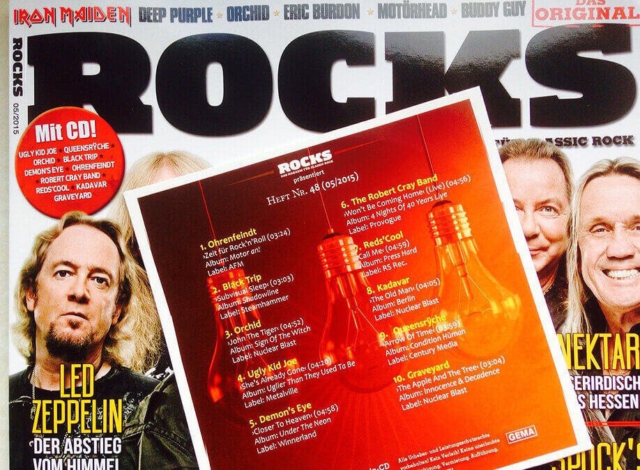 ROCKS-CD mit dem Song „Closer To Heaven“