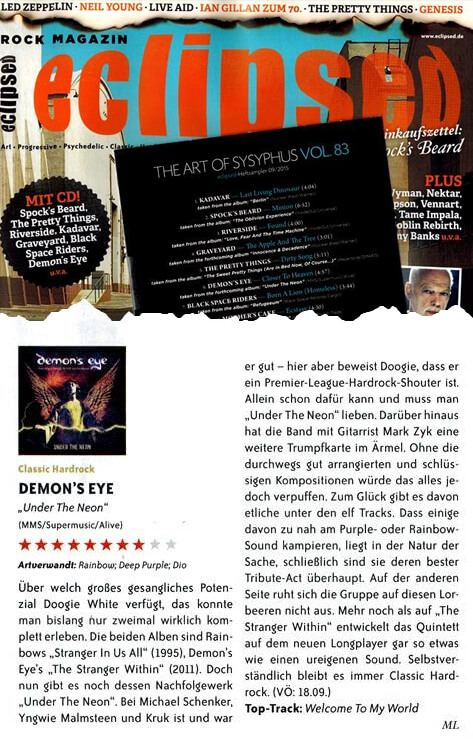 Demon's Eye im eclipsed Rock Magazin