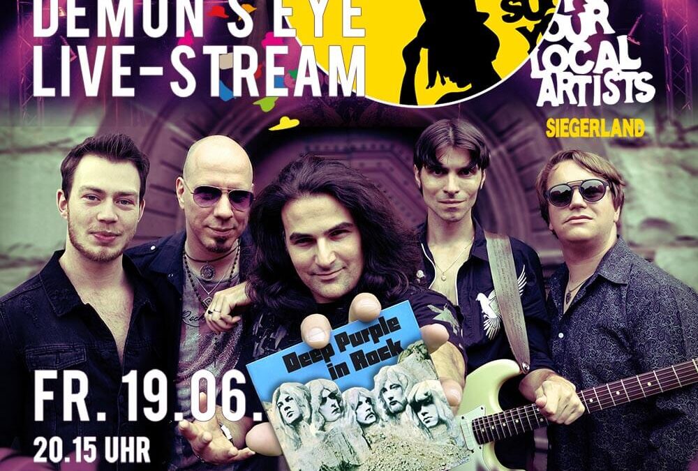 Live aus dem Lÿz am 19. Juni: Demon’s Eye erstmals im Stream!