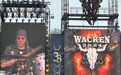 Andree hat für Axel Rudi Pell auf dem Wacken Open Air getrommelt!