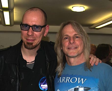 Steve Morse (ex-Deep Purple) und Andree. Foto: Manfred Stoffer